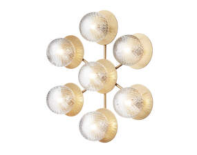 Liila Star Wall/Ceiling Light, nordic gold/optic clear