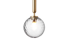 Miira 1 Pendant, brass/optic clear