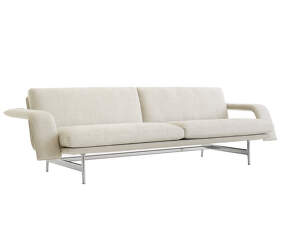 Meantime Sofa AV31 3-seater, Ecriture 210/polished aluminium