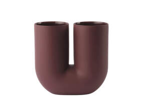 Kink Vase H26, deep red