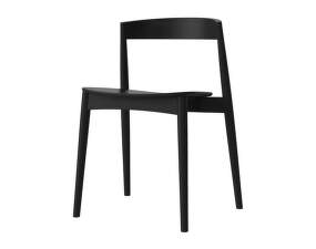 Kite Dining Chair, black lacquered oak