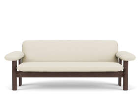 Brasilia Sofa, Baru 0200/dark stained oak