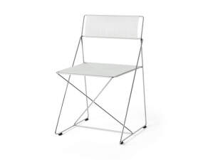 X-Line Chair Chrome, chalk white