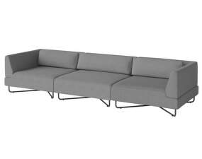 Orlando O2 Garden Sofa 3-seater, dark grey