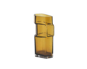 Muro Vase H23, recycled amber