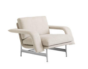 Meantime Lounge Chair AV29, Ecriture 210/polished aluminium