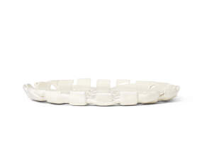 Plait Platter, off-white