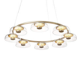 Blossi 8 Pendant, nordic gold