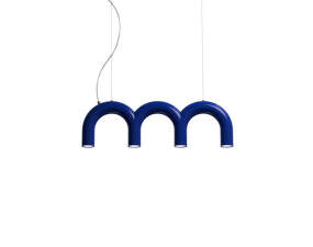 Arch Triplette Pendant, blue