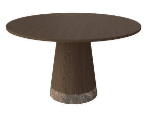 Piro Dining Table Ø160 cm, dark oiled oak