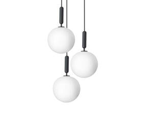 Miira 3 Pendant Large, rock grey/opal