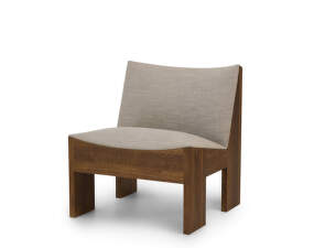 Tenon Lounge Chair Fumed Oak, Romo Ruskin Nori