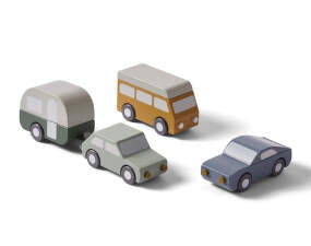 Wooden Cars, set of 4