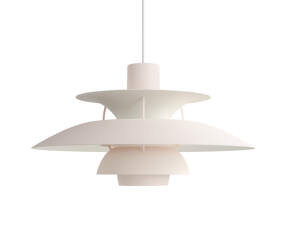 PH 5 Pendant Lamp, monochrome pale blush