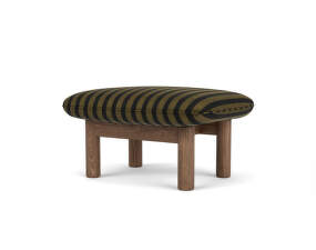 Brasilia Ottoman, Cabanon Soft/walnut