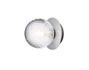 Liila 1 Wall/Ceiling Light Small, light silver/optic clear