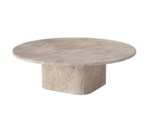 Eida Outdoor Coffee Table Ø90 H32, beige marble