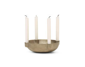 Bowl Candle Holder Small, brass