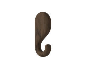 Nob Wall Hook 11.5 cm, dark oiled oak