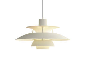 PH 5 Mini Pendant Lamp, monochrome pale pewter