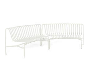 Palissade Park Dining Bench In/In set of 2, cream white