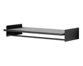 New Works Wardrobe Shelf Kit, black ash/black