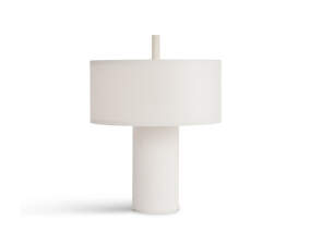 Margin Portable Table Lamp, white canvas