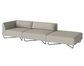 Orlando Garden Sofa 3-seater w. open end right, sand