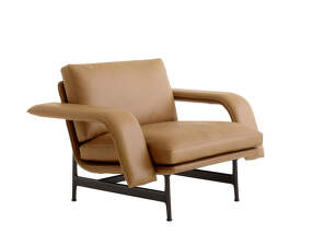 Meantime Lounge Chair AV29, cognac/black