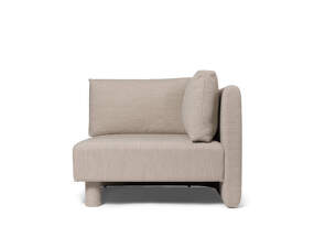 Dase Sofa Corner Module, Soft Bouclé natural