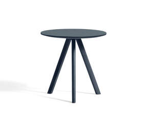 CPH 20 Coffee Table Ø50, deep blue/smokey blue linoleum