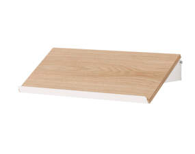 New Works Magazine Shelf Kit, oak/white