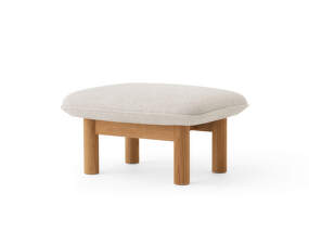 Brasilia Ottoman, Moss 0011/natural oak