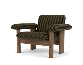 Brasilia Lounge Chair Low Back, Cabanon Soft/walnut