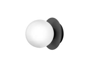 Liila 1 Wall/Ceiling Light Small, black/opal