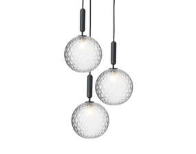 Miira 3 Pendant Large, rock grey/optic clear