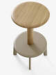 Massif Counter Stool AV39, oak/grey beige