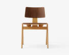 Daystak Side Chair RD1, beech/walnut