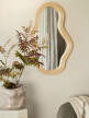 Pond Mirror Medium, rattan natural