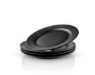 Legio Nova Lunch Plate 22 cm 4ks, black