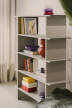 Hes Bookcase, pebble grey