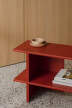 Hes Shelving Unit, tomato red