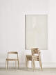 Kite Dining Chair, white pigmented oak