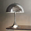 Panthella 250 Table Lamp, chrome plated