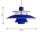 PH 5 Mini Pendant Lamp, monochrome blue