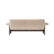 Brasilia Sofa, Sheepskin nature/dark stained oak