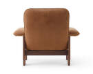 Brasilia Lounge Chair, Dunes camel/walnut