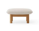 Brasilia Ottoman, Moss 0011/natural oak