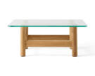 Brasilia Lounge Table, natural oak