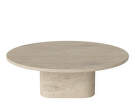 Eida Coffee Table Ø90 H28, sand travertine